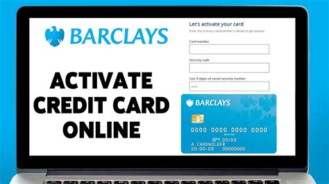 barclays credit card activate